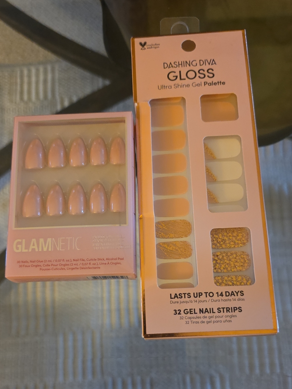 Dashing Diva Gloss + Glamnetic Pink Gel Nail Sets